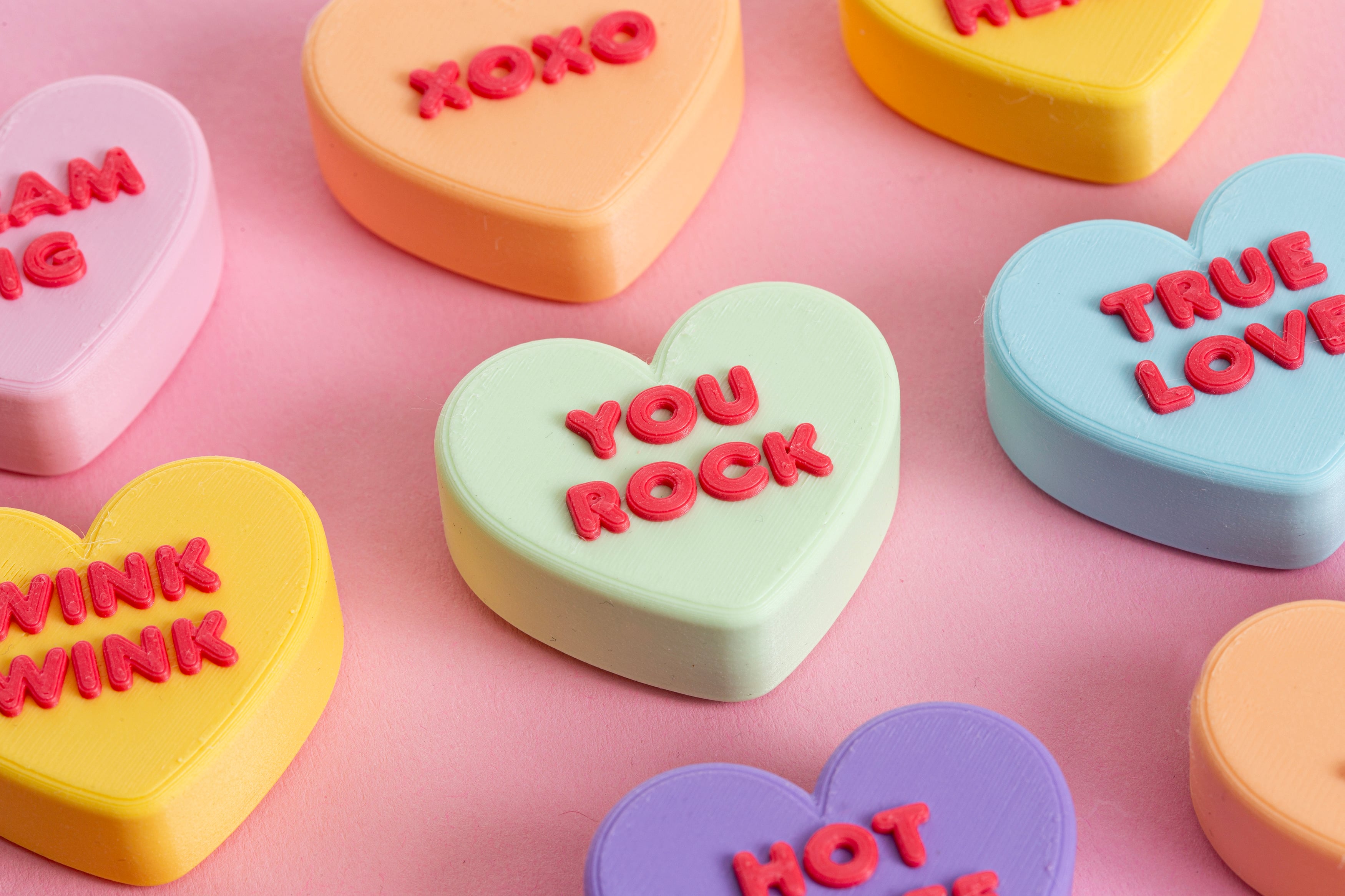 Conversation Heart Magnets 3d model