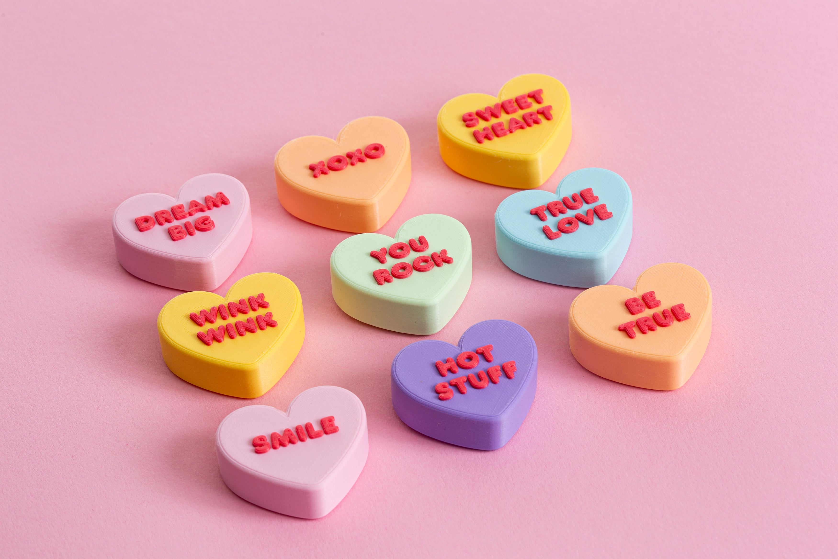 Conversation Heart Magnets 3d model
