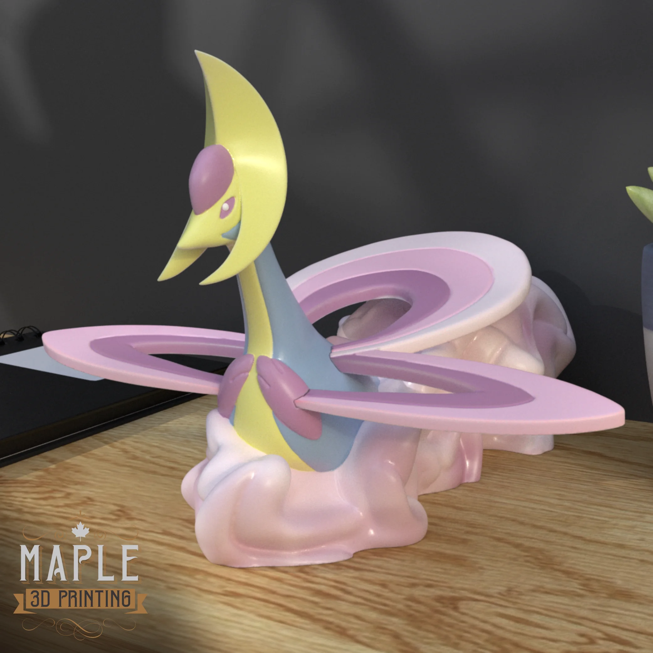 488. Cresselia Basic & Ornamental - Pokemon 3d model