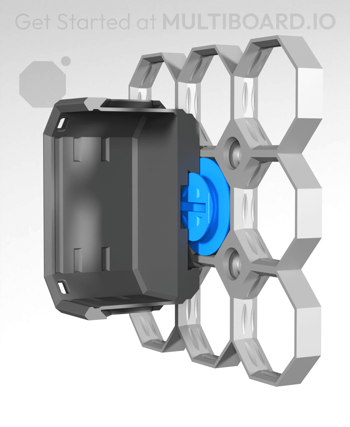 Flush Large Thread - Fix Point (Folded) 3d model