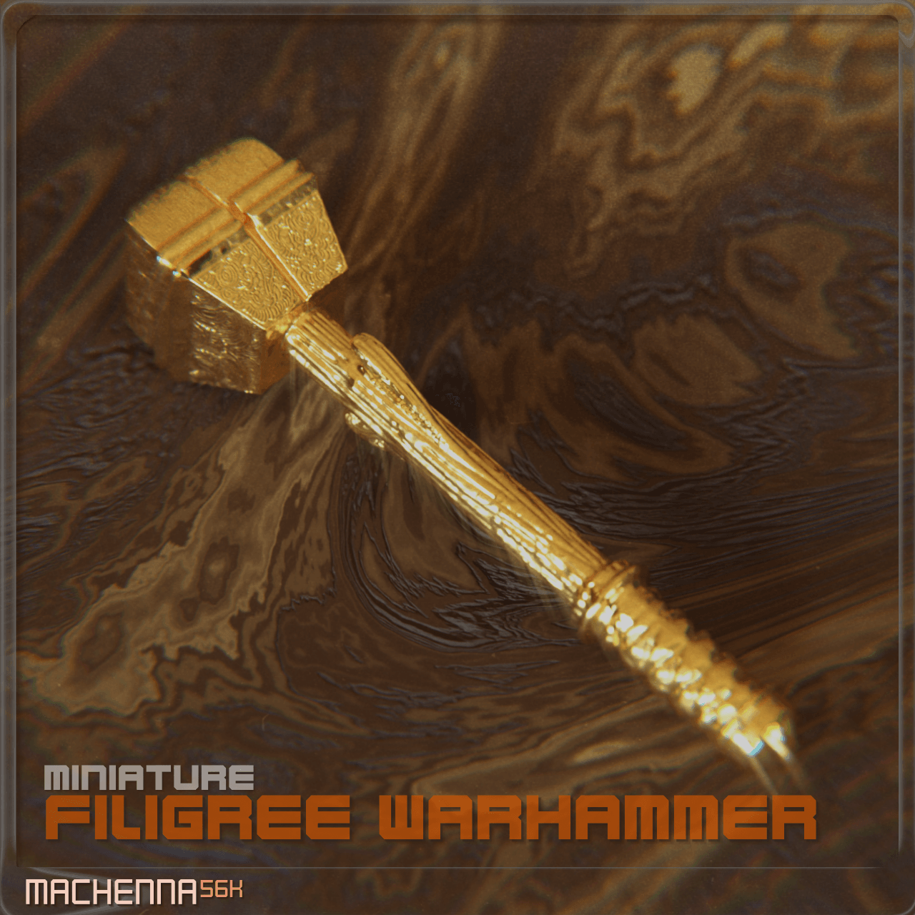 Miniature Filigree Warhammer 3d model