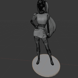 K-Pop Singer Inspired by Mira v2 3d model
