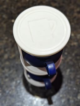 Mug Stacker (optional Ember charger support) 3d model