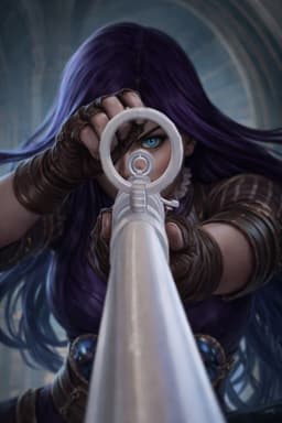 League of Legends Caitlyn Sniper STL • Caitlyn Cosplay Prop 3d model