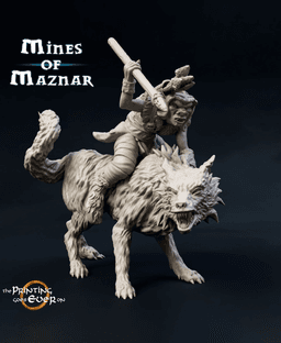 Goblin Warg Riders Warband 3d model