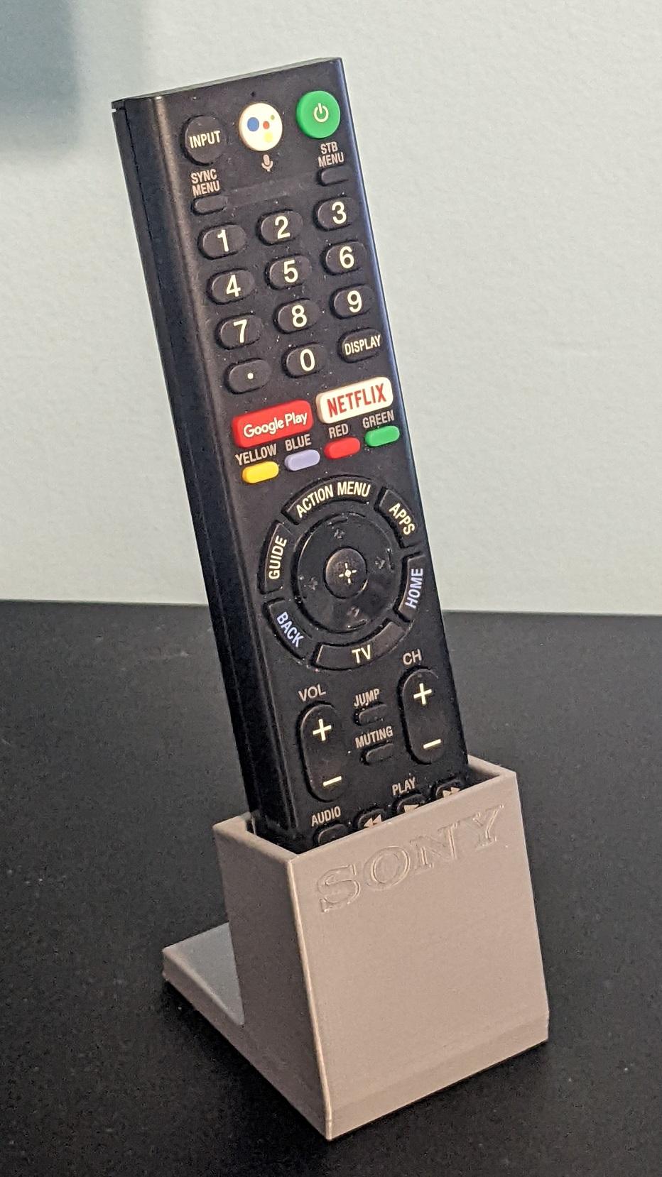 Sony TV remote holder for RMF-TX310U or similar 3d model