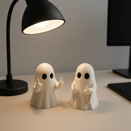 THE CHEEKY & RUDE GHOSTS (PAUL & TIM) / HALLOWEEN DECOR 3d model