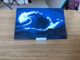 Waves Crashing at Night–Abstract HueForge 3d model