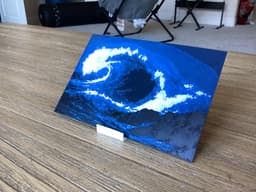 Waves Crashing at Night–Abstract HueForge 3d model