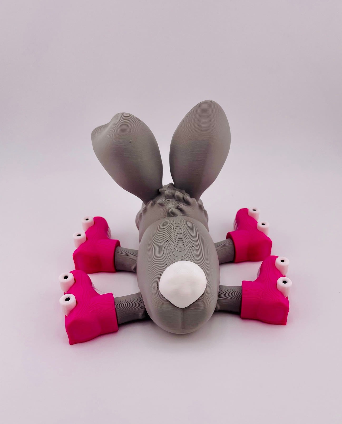 Bunny Roller Skate Flexi 3d model