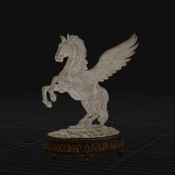 Crystal Pegasus of Eternal Glory 3d model