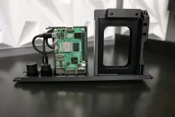 Raspberry Pi5 NAS 10-inch server rack plate, 2 hot swap SSD units, HDMI and power connectors 3d model