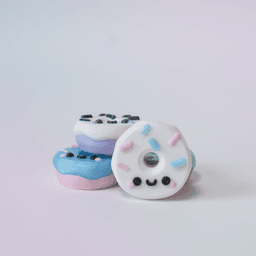 Donut Keychain 3d model