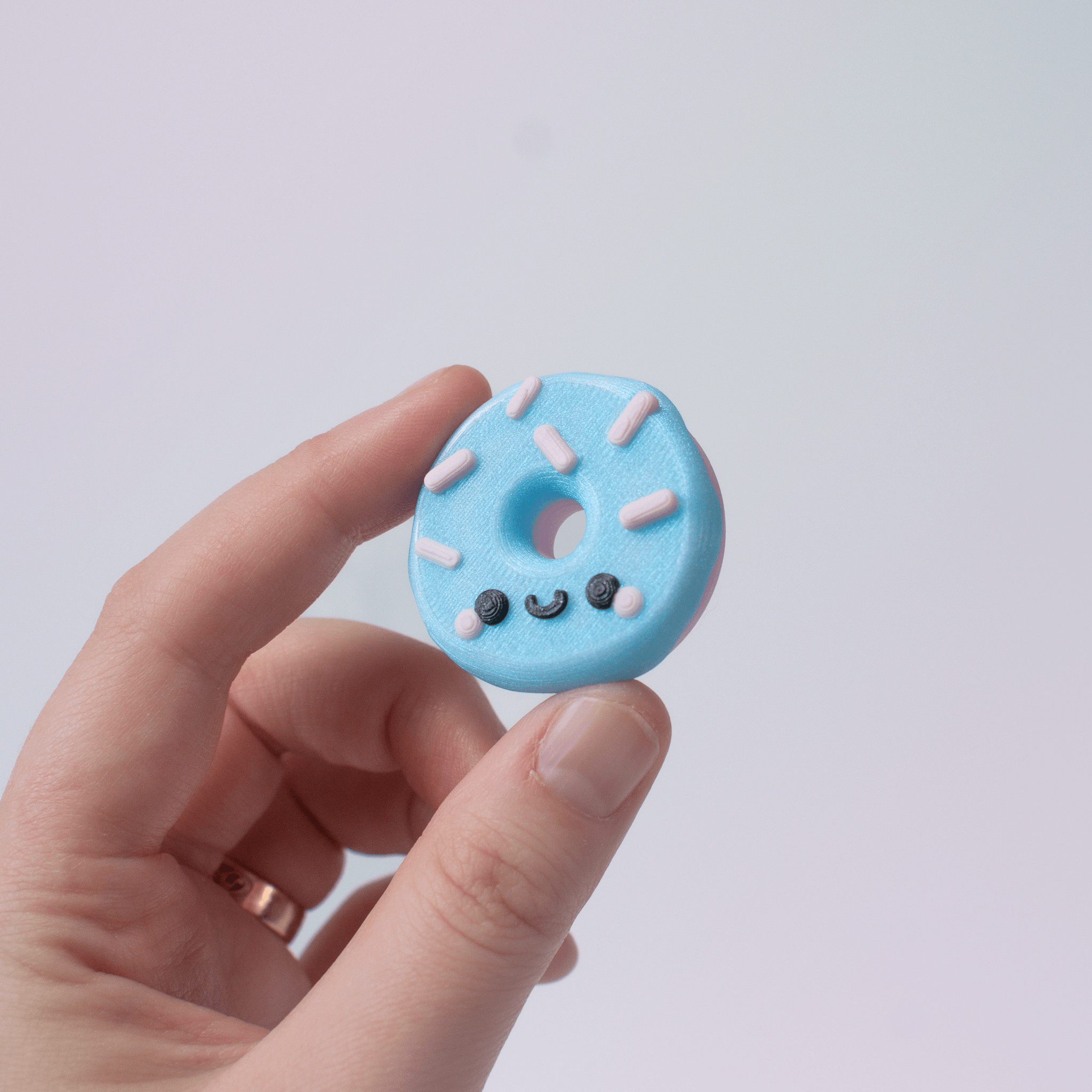 Donut Keychain 3d model
