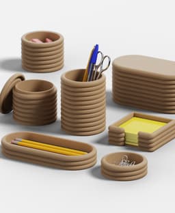 Pen holder - EXTRUSION Collection 3d model