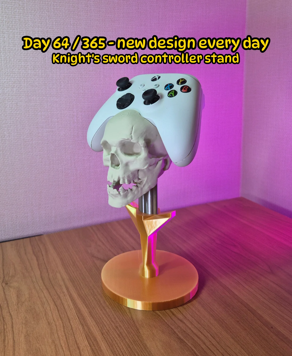 Knight’s sword controller holder for Xbox series X / S 3d model