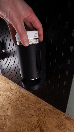 Buzz Bank - Tin/Can Dispenser (Skadis/Magnet support) 3d model