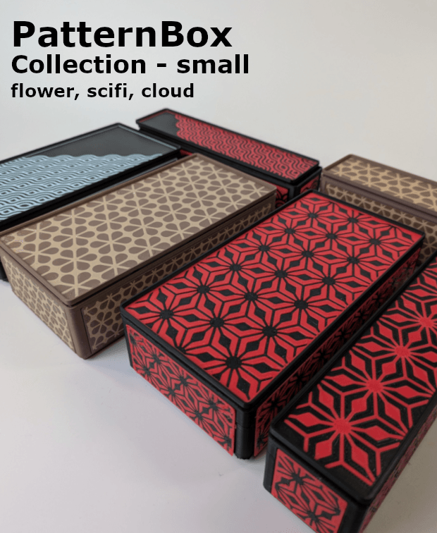 PatternBox - Small box collection 3d model