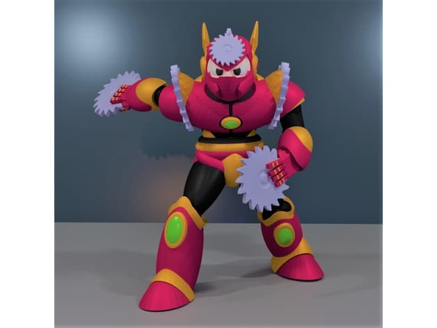 METALMAN from MEGAMAN2. 3d model