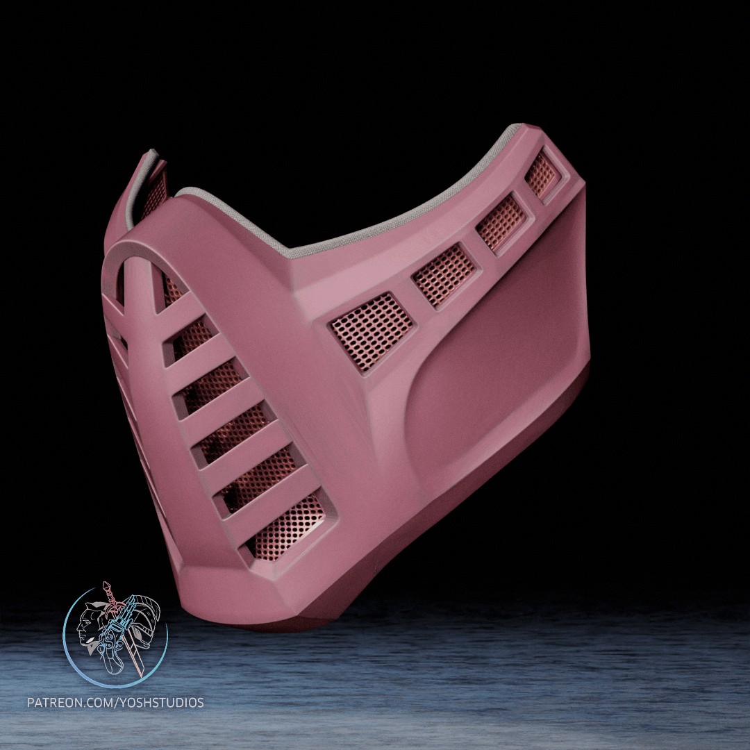 MK Floyd Mask 3D Printer File STL 3d model