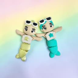 Kawaii (Cute) Summer Merman 3d model