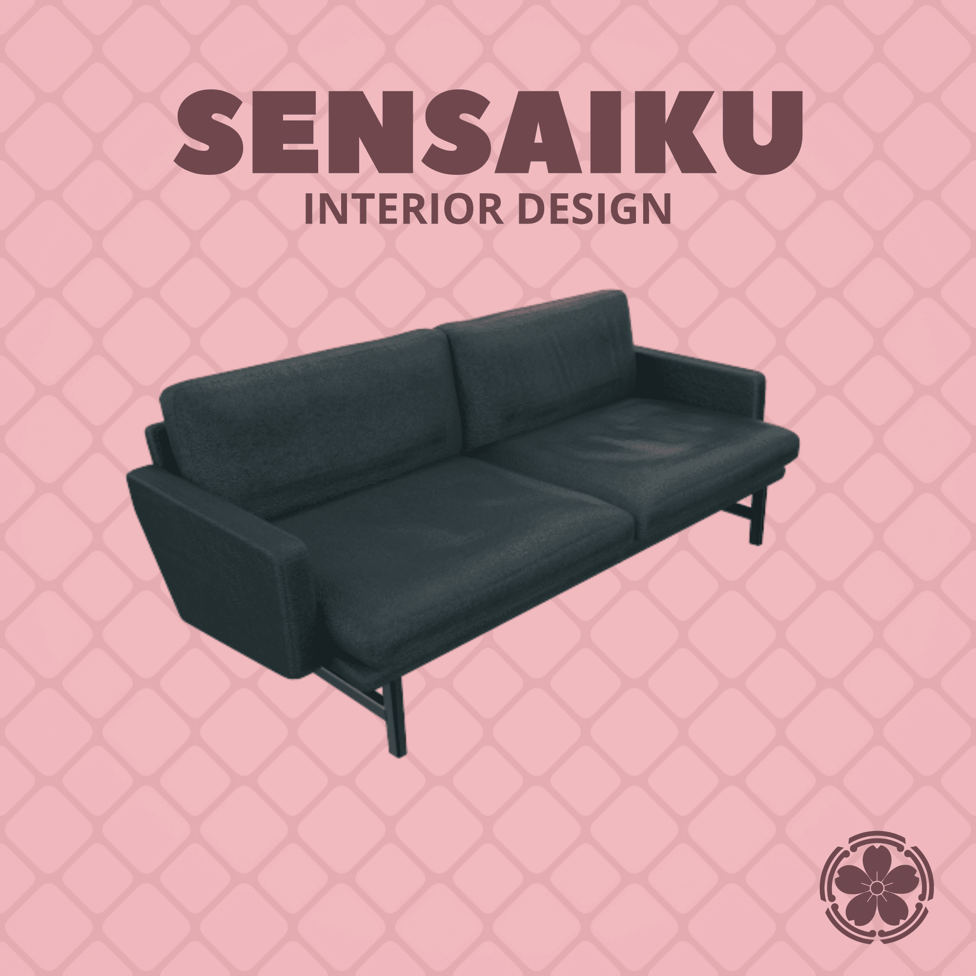 Miniature Replica 1:12 Piero Lissoni 10. Lissoni Sofa for Miniature Dollhouse - 3D Print Instant Do 3d model