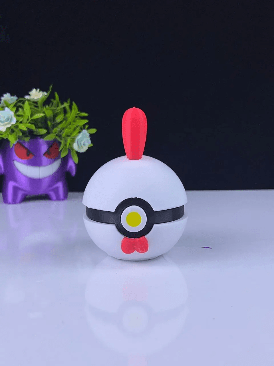 Chikipi Pokeball V2 - Multipart 3d model