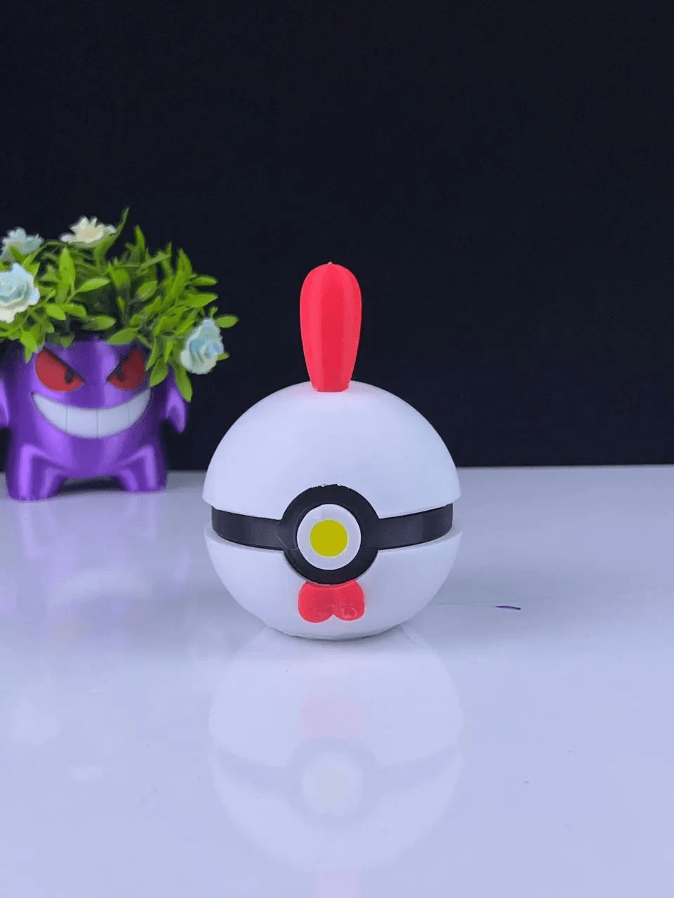 Chikipi Pokeball V2 - Multipart 3d model