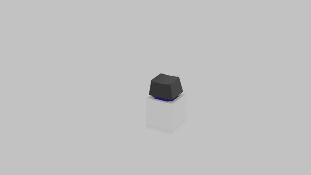 Clicky working keyboard-like electronic momentary switch 3d model