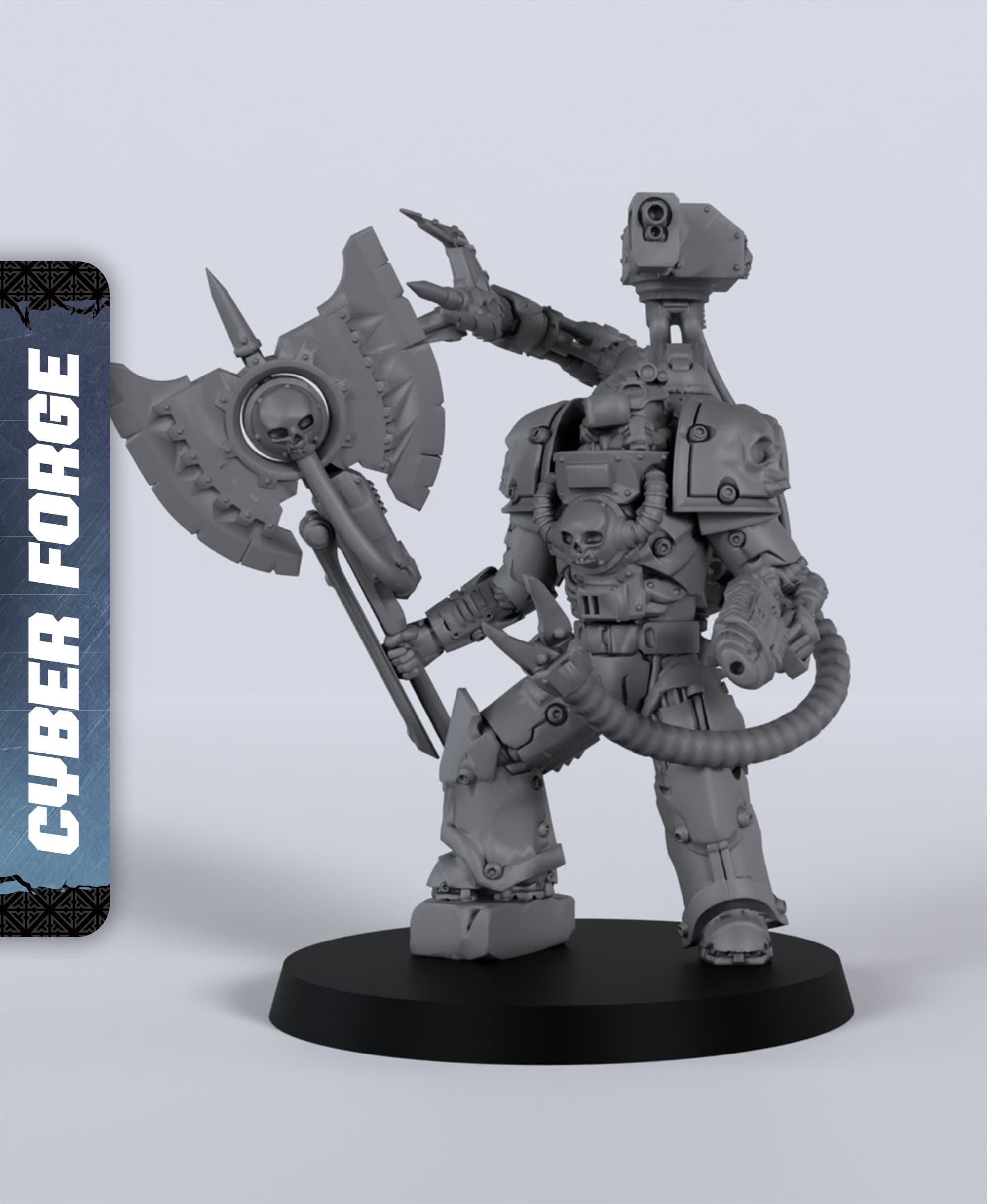 Battle Engineer - With Free Cyberpunk - Sci-Fi Gift Ideas for RPG and Wargamers 3d model