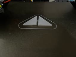 Origami Triangle - Self Connecting Piece 3d model