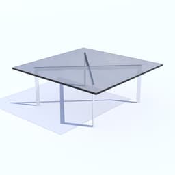 Mies Van Der Rohe Barcelona Table 3d model