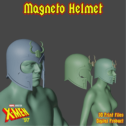 Magneto Helmet X-Men 97' Animated Series 3d model