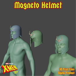 Magneto Helmet X-Men 97' Animated Series 3d model
