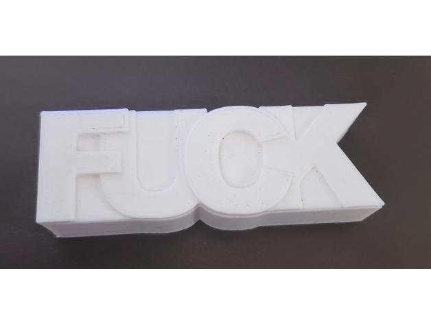 FUCK box . 3d model