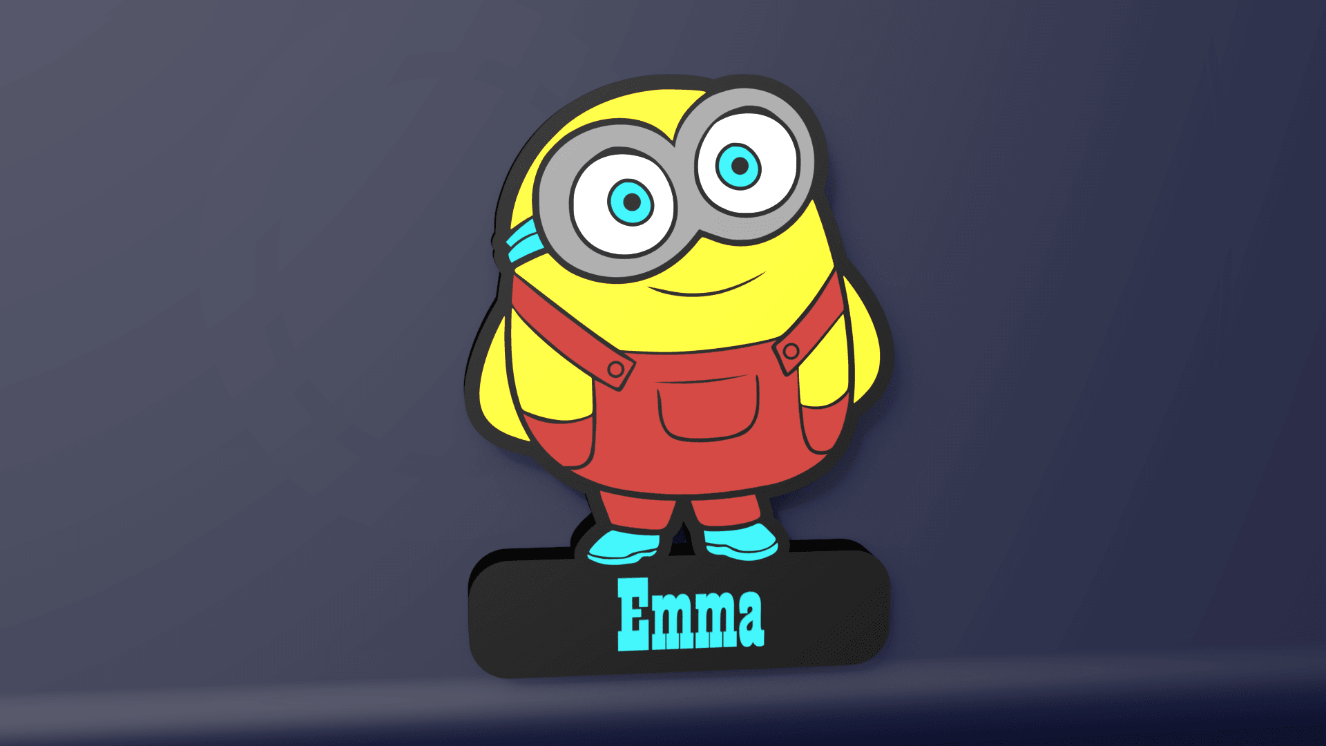 Bob Minion - LED Strip compatible 3d model
