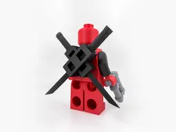 The FREE Deadpool Modular Figure! 3d model