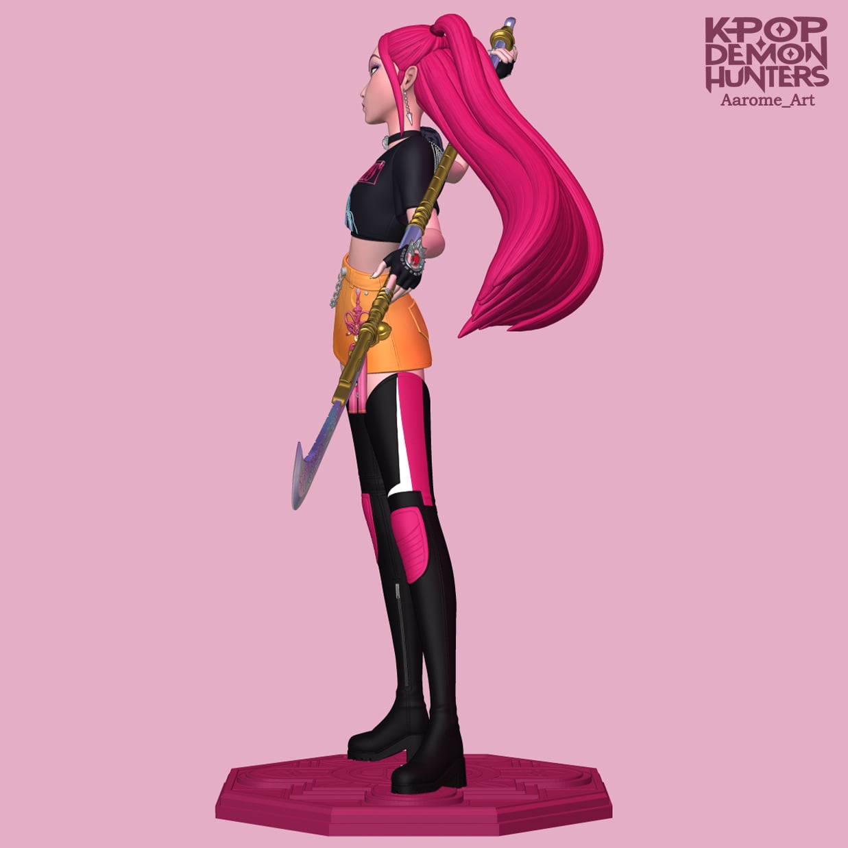 Mira Kpop Demon Hunters 3d model
