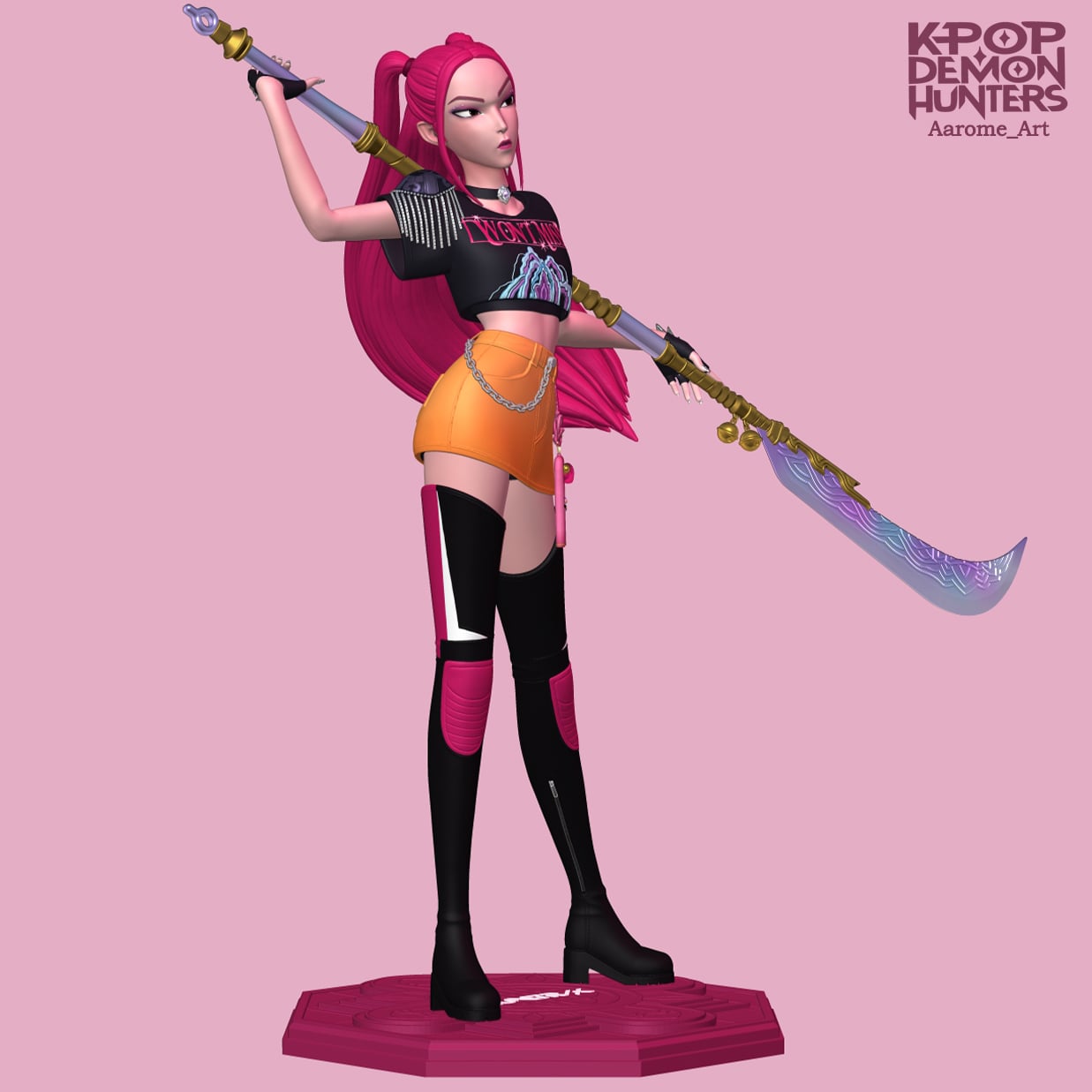 Mira Kpop Demon Hunters 3d model
