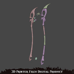 Lady Loki Cosplay Scepter Marvel Rivals 3d model