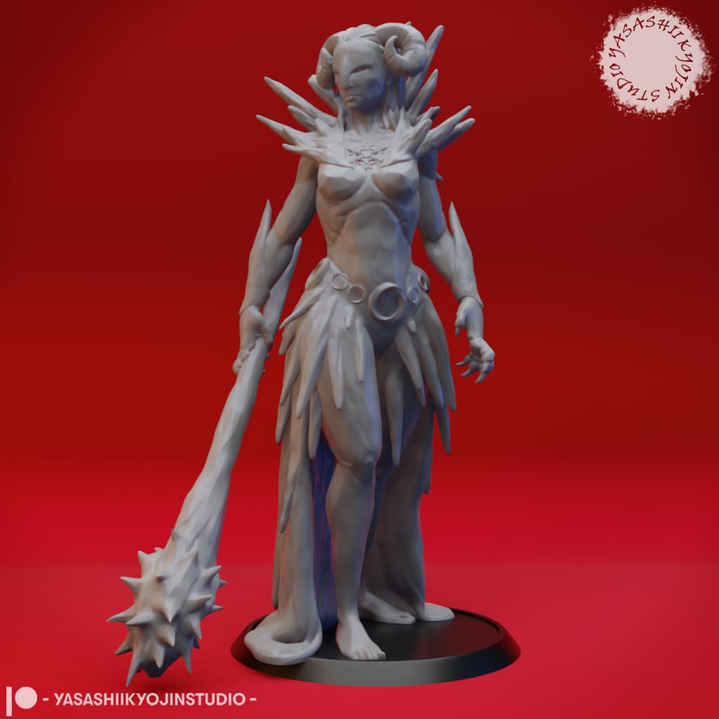 Auril - Second Form - Tabletop Miniature 3d model