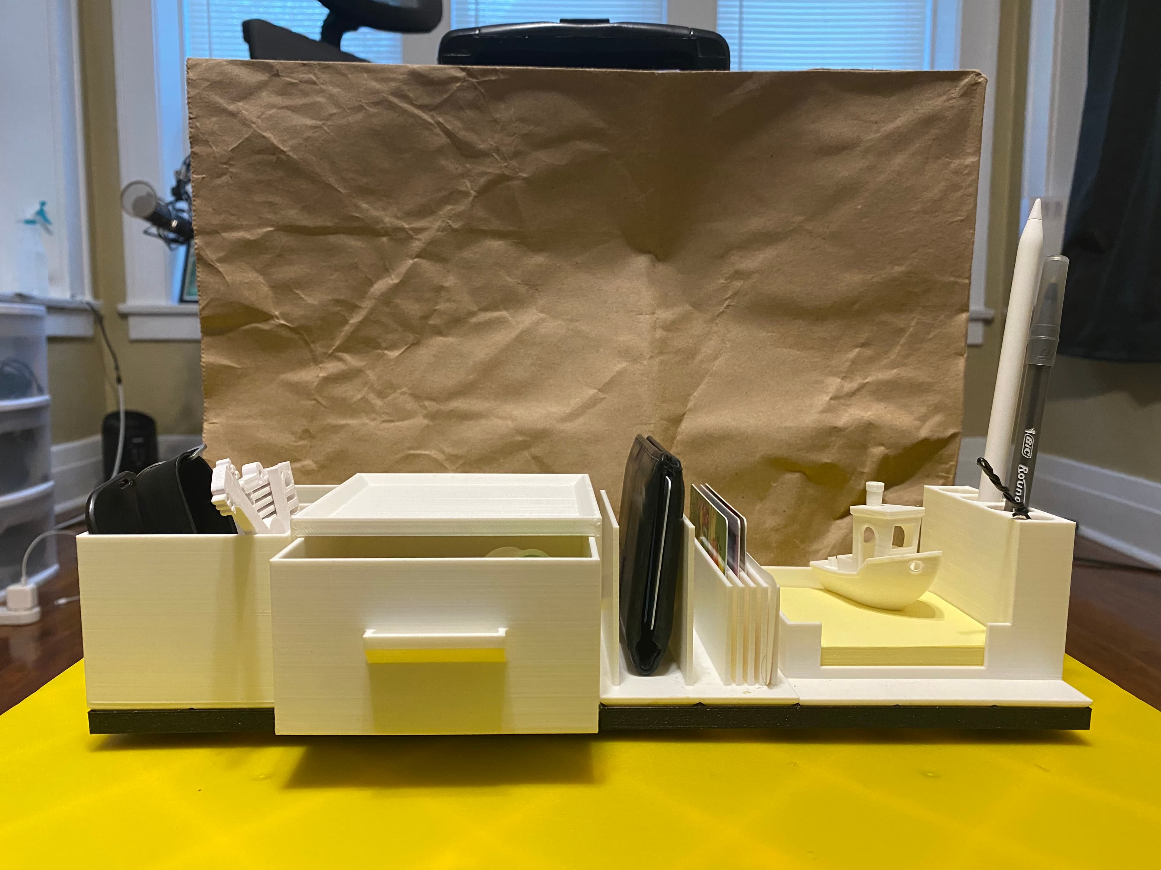 Modular Desk Organizer System 3d model