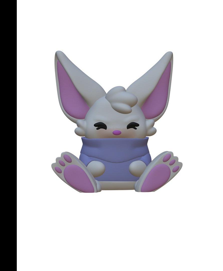 Cute As Bunny 3d model