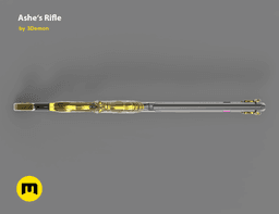 Ashe Rifle - Overwatch Cinematic 3d model