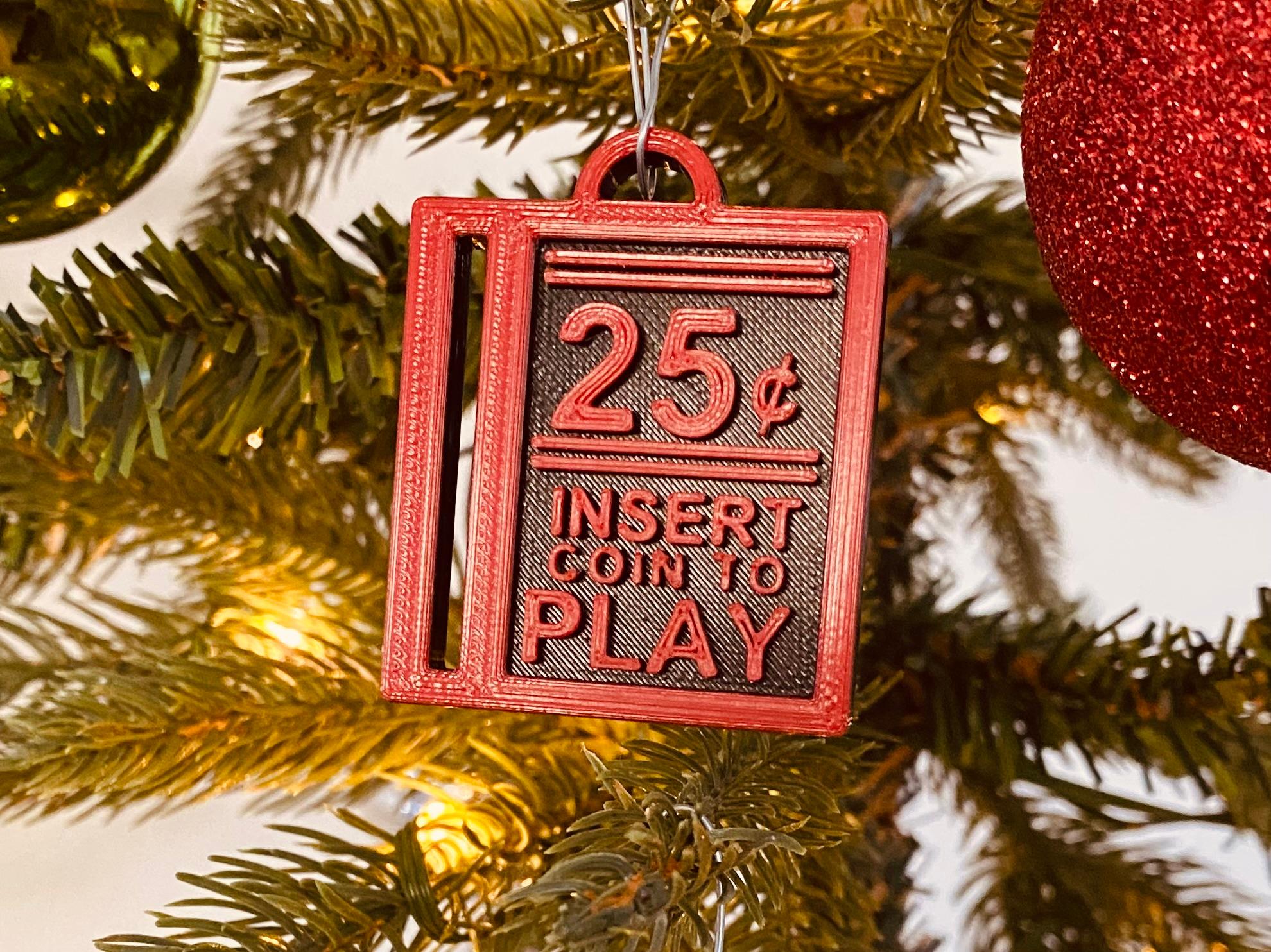 Insert Coin To Play Ornament 3d model