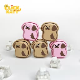 Dog - Clicker Fidget Toy Keychain 3d model