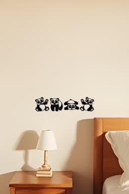 Panda Wall Art, Wall Decor, Home Decor 3d model