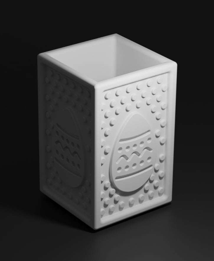 Planter_Easter 3d model