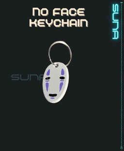 No Face Mask - Keychain 3d model