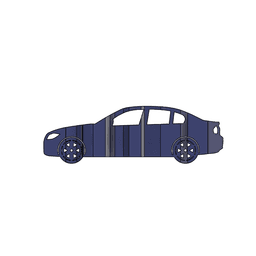 335 XI 2009 3D Car Flip Art Desk Display 3d model